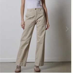 Mya Cotton Canvas wide leg pants byVelvet by Graham & Spencer.  Size 28/size 4